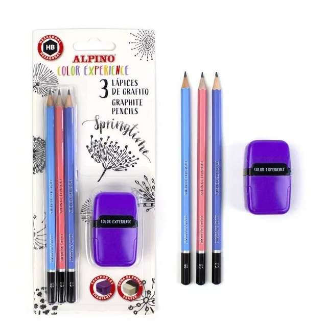 Lote alpino lápices y afilaborra