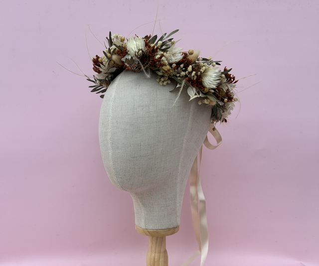 Rustic Dried floral crown
