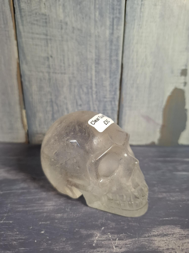 Clear Quartz Skull