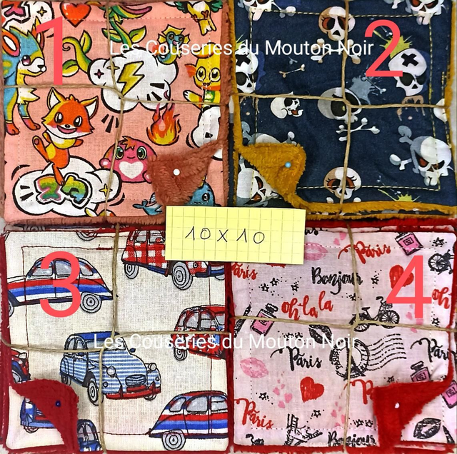 Lingettes en Bambou X8