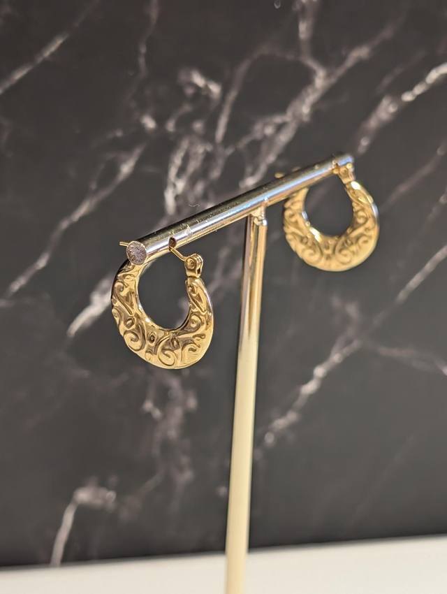 Boucle d'oreille Gloria modéle 4 doré 