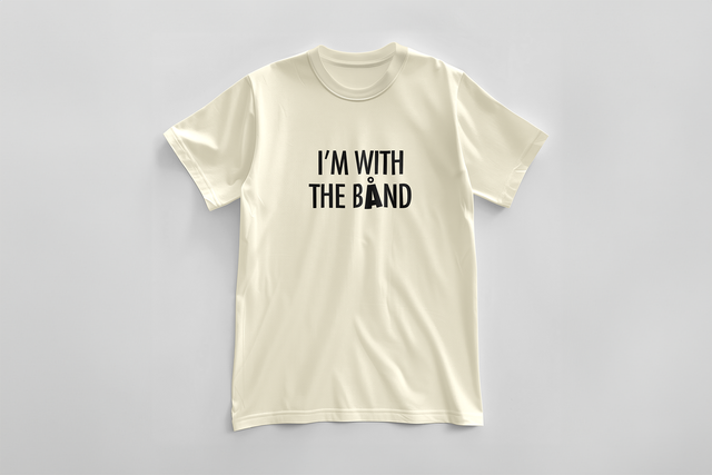 PLÅNET With the bÅnd - Fan Tee (naturel)