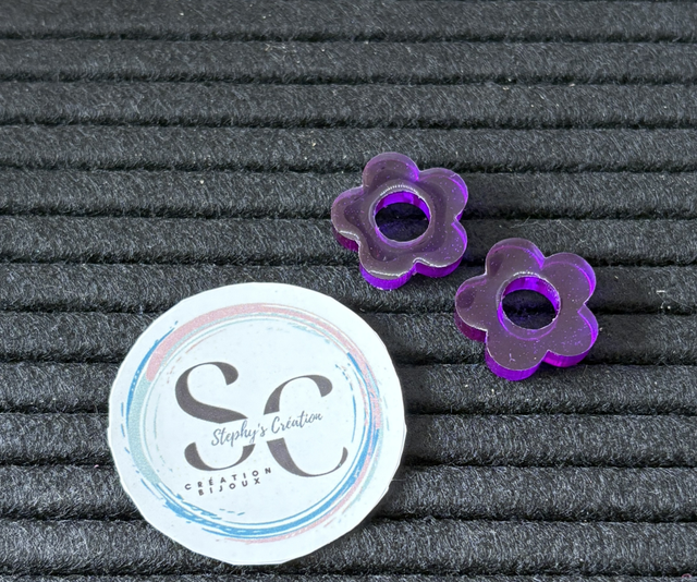 💜Pampille "ANNA" – Baby Fleur Violette 
