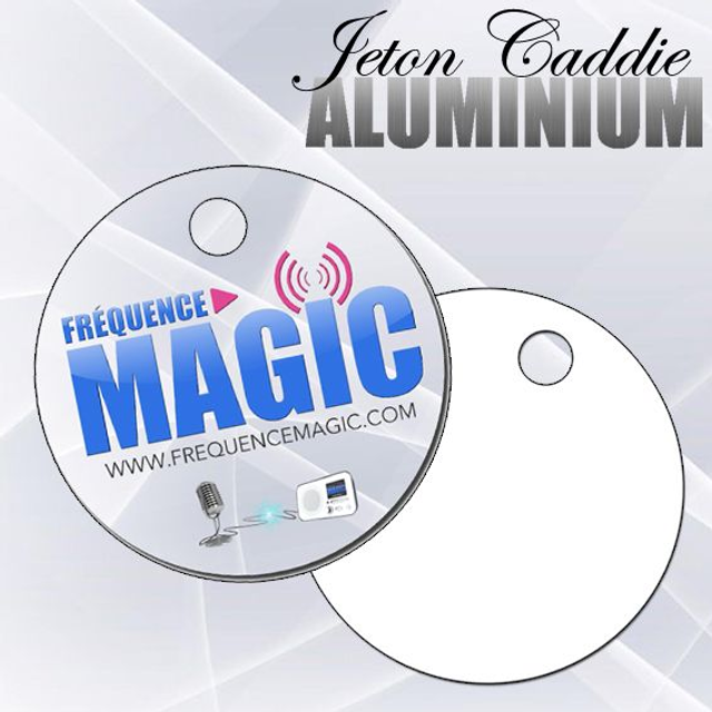 JETON CADDIE ALU