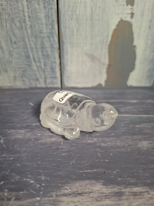 Clear Quartz Tortoise 
