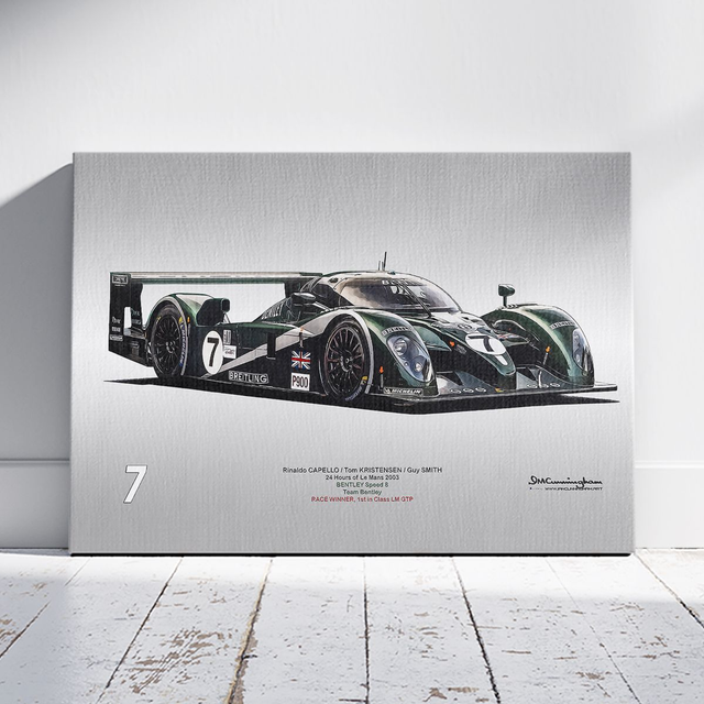 C230708 BENTLEY Speed8 Le Mans 2003 #7 WINNER