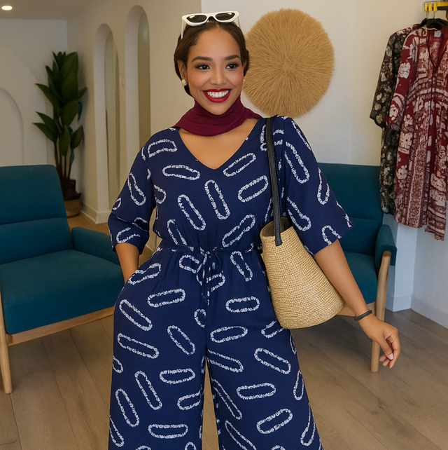 Viscose jumpsuit 