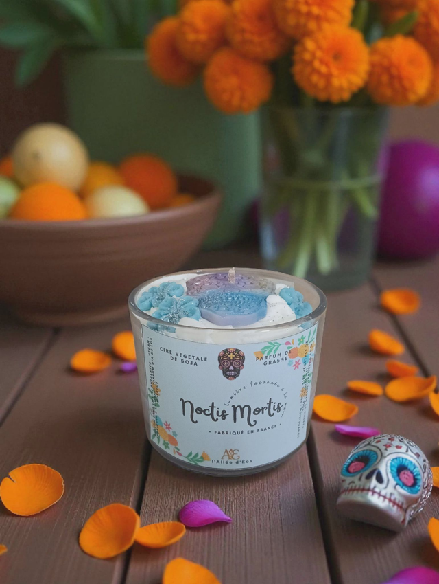 Bougie Gourmande Noctis Mortis – Parfum Día de los Muertos