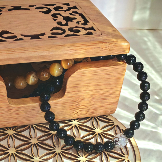 Bracelet Obsidienne Noire