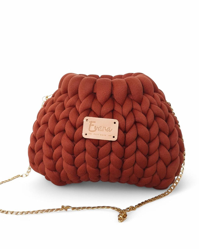 Foxie - petite bourse - logo en cuir
