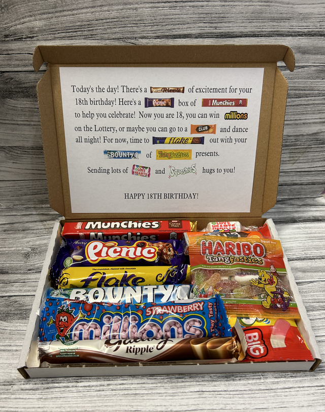 Letterbox Gift -  18th Birthday 