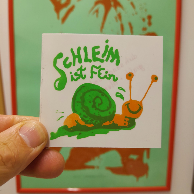 Schleim ist fein Sticker