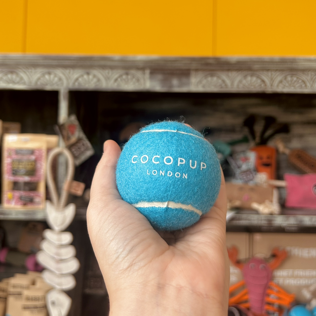 Cocopup London Tennis Ball - Bright Blue