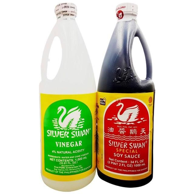 Silver Swan Doble Buenas Pack – Vinegar & Soy Sauce – 2x1000ml