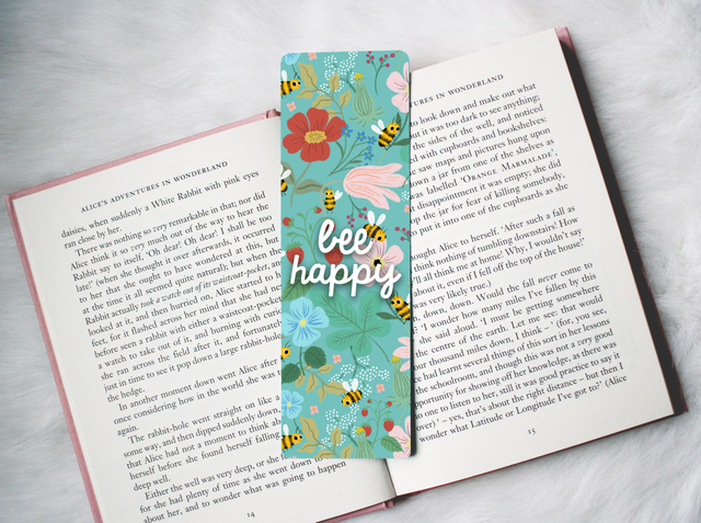 Marque-page "Bee Happy"