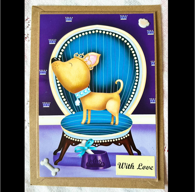 Little Dog - With Love Card