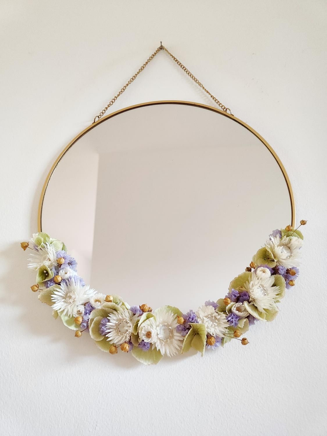 Miroir fleuri - Agathe