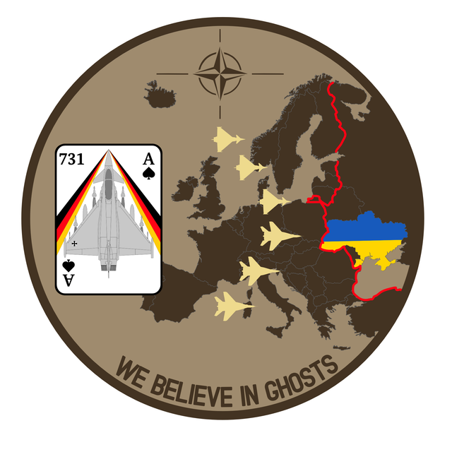 731 We Believe in Ghost Patch sand PVC