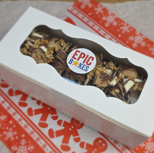 Kinder Bueno Brownie Yule Log Roll