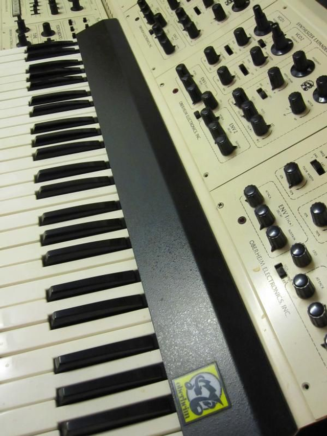 Moog, ARP, Oberheim black keytop (x10)