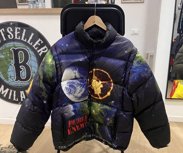 Supreme puffer X public enemy x undercover size L pre-owned 