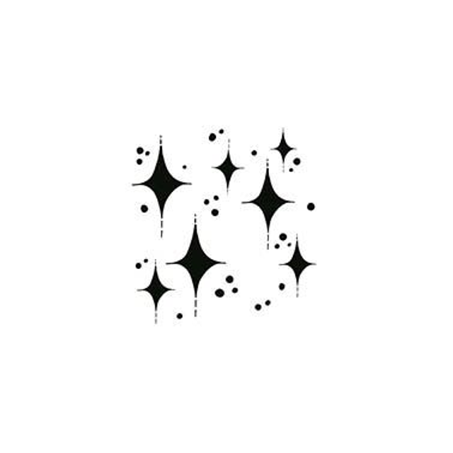 Stempel Glitter 3x3cm