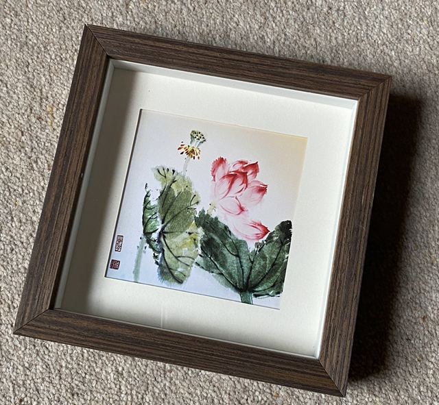 Lotus 🪷 print Frame 15*15cm