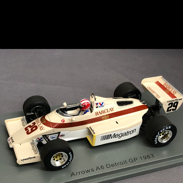 Arrows A6 M. Surer GP USA Detroit 1983 Spark 1:43 Formel 1