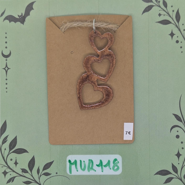 MUR118 Pendentif Coeur 