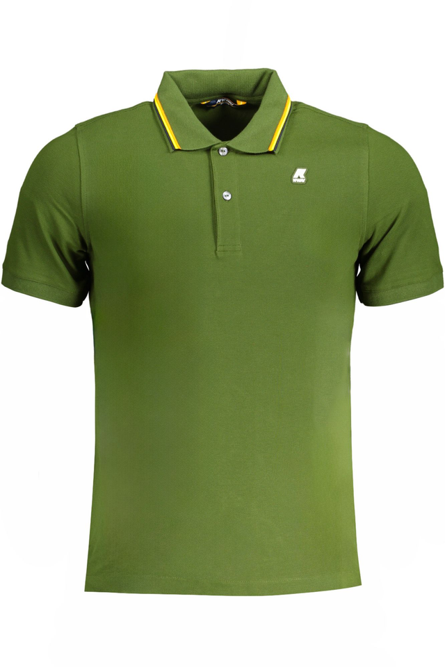 K-WAY POLO MANICHE CORTE UOMO VERDE