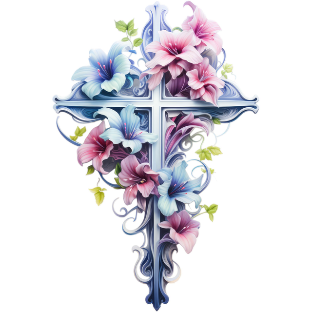 Religious design card and envelope