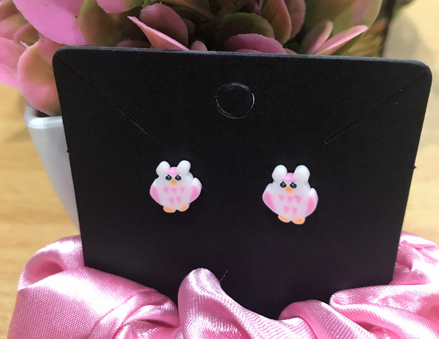 Children Non Metal Pink Earrings - CPE13
