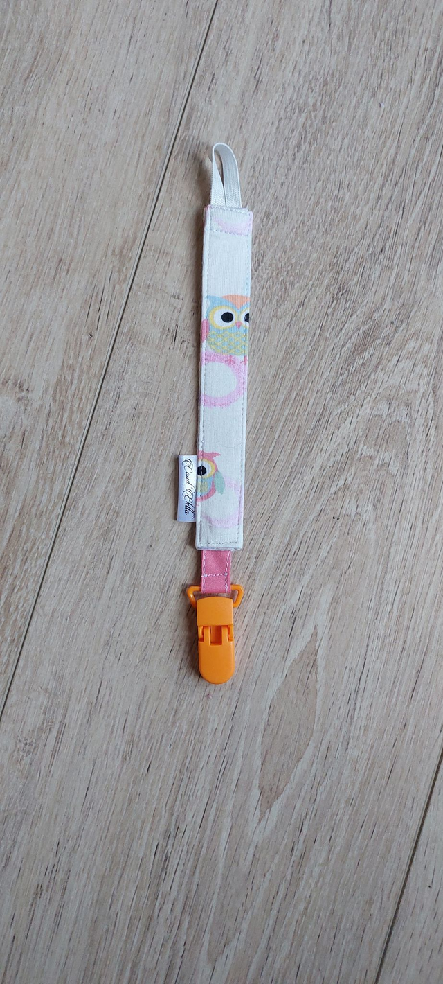 Attache sucette chouette