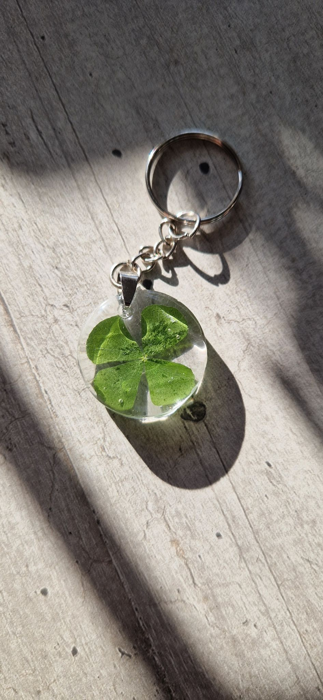 Porte Bonheur &quot; Trèfle à 4 feuilles&quot;