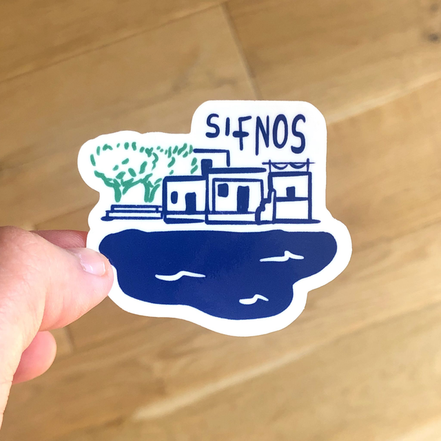 Greek Island of Sifnos Sticker