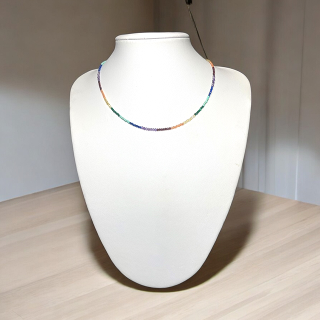 7 chakra gemstone necklace