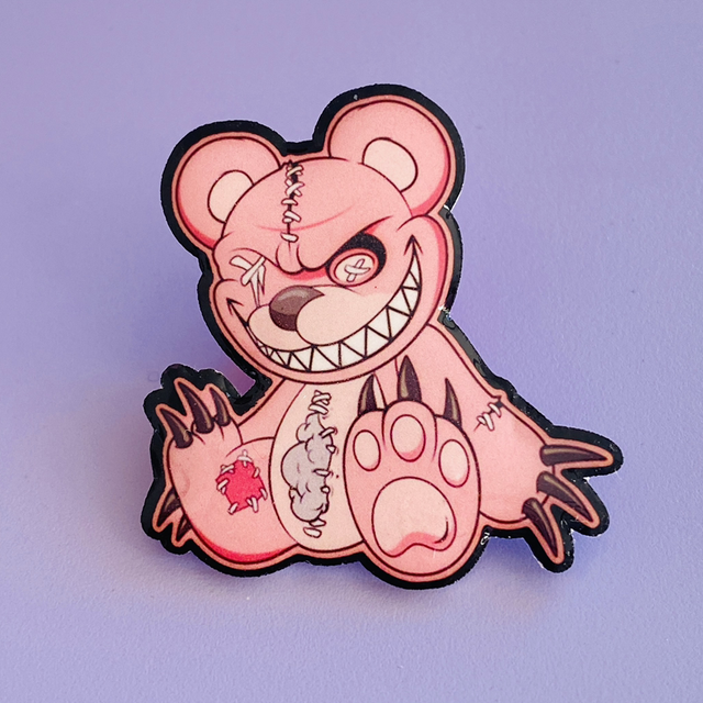 Pins Creepy Teddy