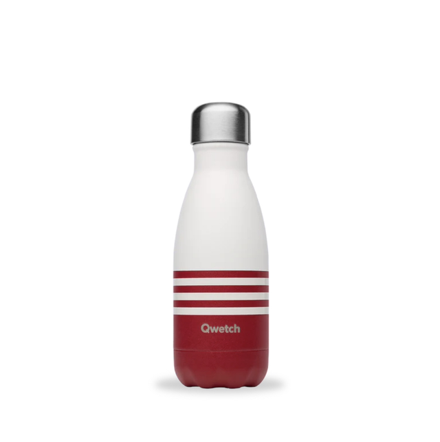 Gourde Isotherme - Marinière Rouge (260/500ml) - Qwetch