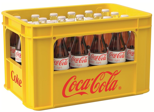 MW Glasflasche Coca Cola light 0,33l (24 x 0,33 L)