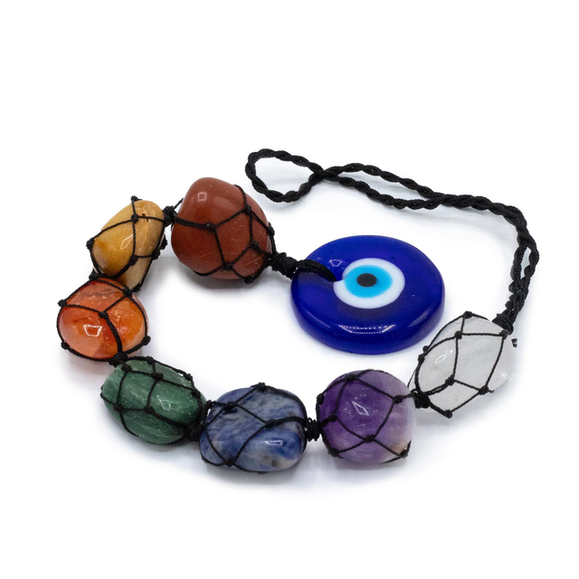 Hanging Chakra Stone Pendants