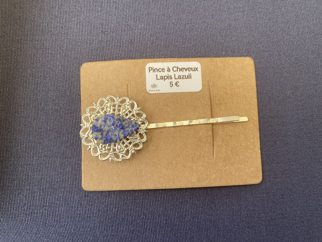 Pince à cheveux Lapis Lazuli