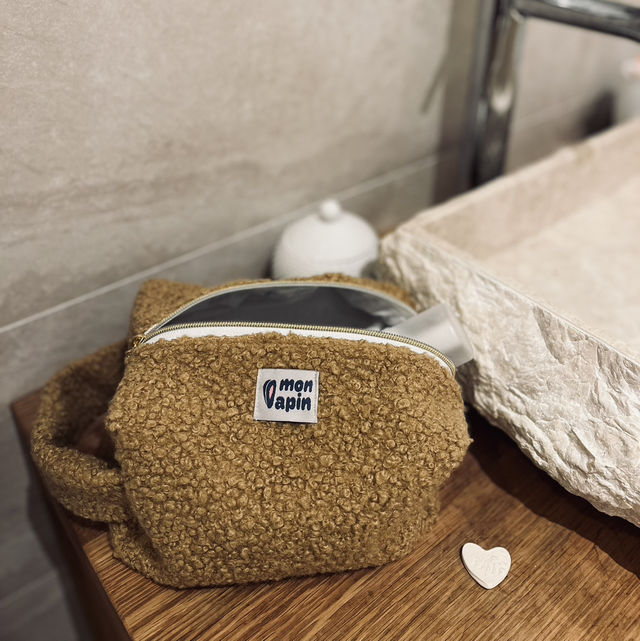 Trousse de toilette grand format &quot;Mon lapin&quot;