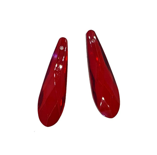 Fancy Drop, Siam Red, 50x14mm