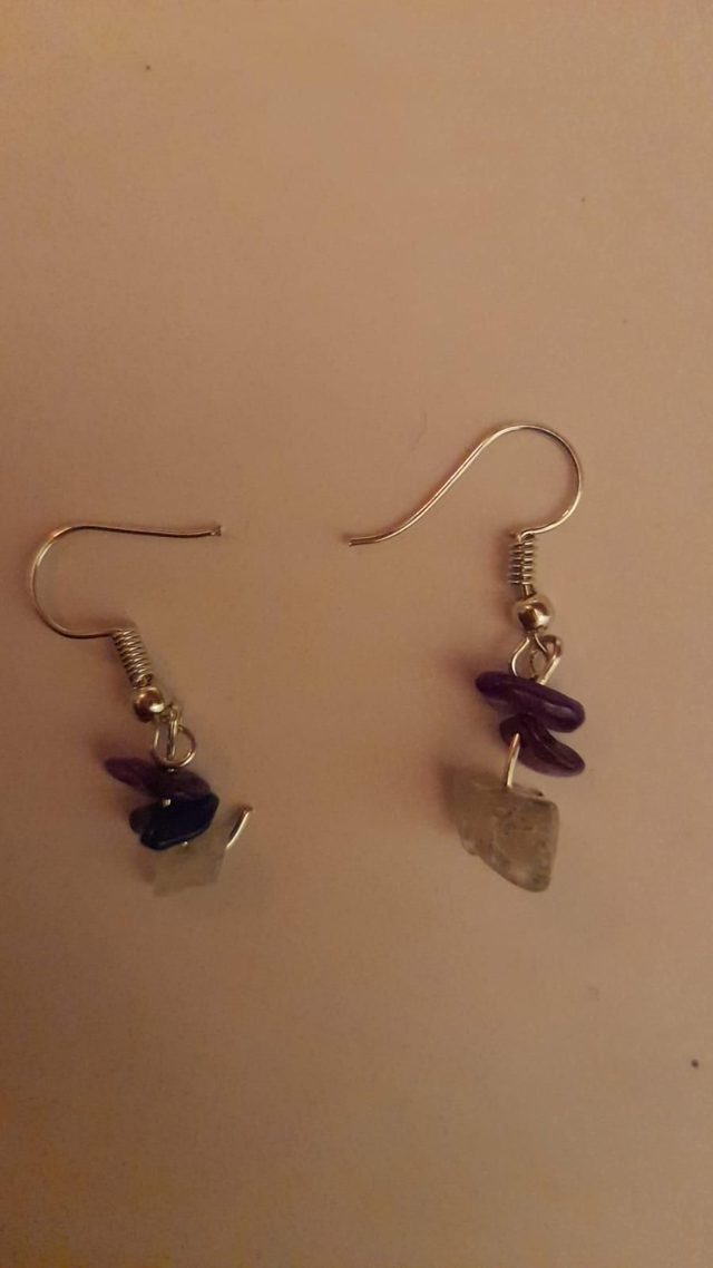 Royal Purple Earings