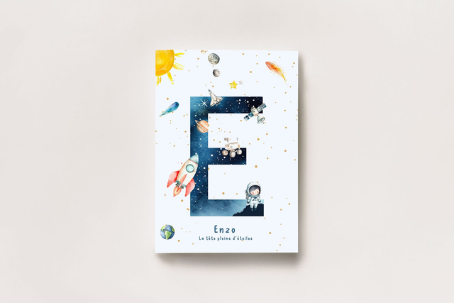 Affiche lettre Anniversaire Espace A4