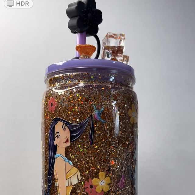 GOBELET BOULE À PAILLETTES POCAHONTAS 