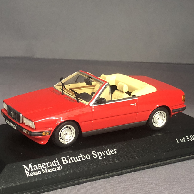 Maserati Biturbo Spyder 1986 Minichamps 1:43