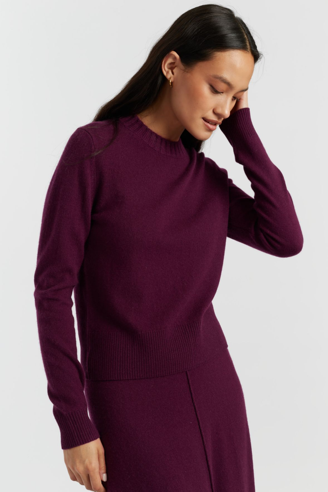 Mulberry Chinti &amp; Parker Wool/Cashmere Blend Crew Neck Sweater