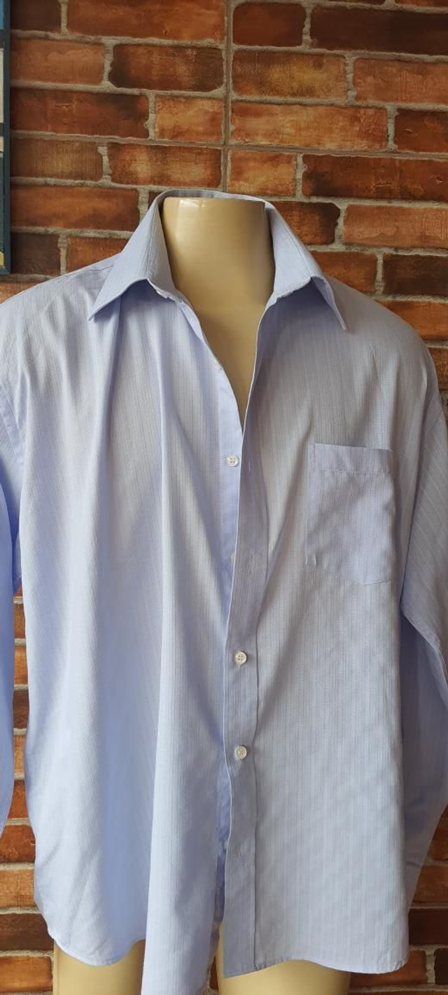 Camisa Social Azul Claro T/07