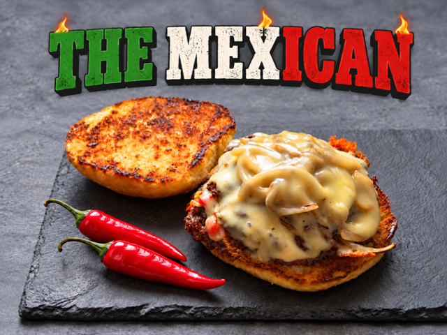 Double Smash Burger - The Mexican